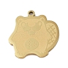 201 Stainless Steel Pendants STAS-C095-25G-1