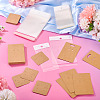 100Pcs 2 Styles Square Paper Earring Display Cards and Rectangle Keychain Display Cards CDIS-TA0001-49A-5