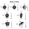 35Pcs 7 Styles Alloy Enamel Pendants ENAM-CJ0004-67-2