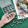 20 Sets Zinc Alloy Purse Corner for Bag FIND-GO0003-66B-3