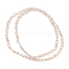 Electroplate Glass Beads Strands GLAA-P068-AB02-2