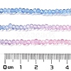 Transparent Painted Glass Beads Strands DGLA-A034-T1mm-A08-3