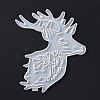Christmas Reindeer Pendant Silicone Molds DIY-K051-11-4