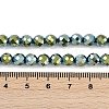 Electroplated Synthetic Non-magnetic Hematite Beads Strands G-H072-B01-01D-4