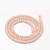 Faceted Rondelle Glass Beads Strands GLAA-I033-4mm-23-2