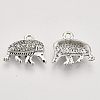 Tibetan Style Alloy Pendants X-TIBEP-T009-08AS-RS-2