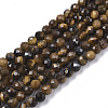 Natural Tiger Eye Beads Strands X-G-S361-3mm-012-1