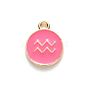 Alloy Enamel Pendants X-ENAM-S124-01A-03J-2