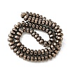 Synthetic Non-Magnetic Hematite Beads Strands G-H020-L01-10-2