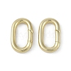 Brass Spring Gate Rings KK-Z078-05G-1