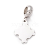 304 Stainless Steel European Dangle Charms STAS-I192-20-02-3