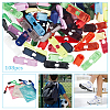  108Pcs 18 Colors Nylon Cord End Clips KY-NB0001-63-6