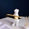 Resin Polar Bear Sculpture Tray PW-WG6149B-01-1