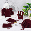  60Pcs Rectangle Velvet Drawstring Pouches TP-NB0001-66B-5