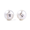 Halloween Opaque ABS Plastic Imitation Pearl Enamel Beads KY-G020-01N-2