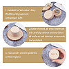 Round Wooden Storage Boxes Ring Box CON-WH0079-88-6