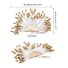Polycotton(Polyester Cotton) Tassel Pendant Decorations LS-FIND-T041-12-3