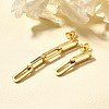 304 Stainless Steel Dangle Stud Earrings for Women EJEW-C096-15G-01-4