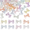 96Pcs 8 Colors Transparent AB Color Acrylic Beads TACR-GO0001-02-1