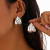 Iron with CCB Plastic Stud Earrings FS-WGB9117-06-1