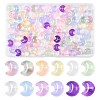 100Pcs 12 Styles Baking Paint Transparent Glass Beads DGLA-FS0001-26-1