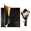 20 Sheets Plastic Gold Foil Flower Bouquets Wrapping Packaging DIY-TAC0025-13B-2