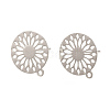 Brass Stud Earring Findings KK-S345-261-1