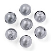 Transparent Blow High Borosilicate Glass Globe Beads X-GLAA-T003-09G-3