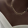 Stainless Steel Snake Chain Hip-hop Style Necklaces DU0307-1-1