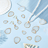 24Pcs 2 Styles Shell Pendants FIND-GA0004-51-5