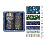 6 Rolls Christmas Hot Stampe Paper Decorative Paper Tapes Set STIC-H002-08D-1