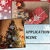 36Pcs Snowflake Plastic Pendant Decorations DIY-CP0013-33B-5