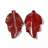 Natural Red Jasper Pendants G-I336-01-07-1