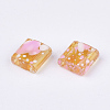 2-Hole Transparent Glass Seed Beads SEED-S023-30C-14-2