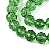 Transparent Glass Bead Strands GLAA-R095-10mm-30-3