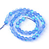 Synthetic Moonstone Beads Strands X-G-R375-8mm-A11-2