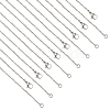  20Pcs 304 Stainless Steel Cable Chain Necklaces Set for Men Women MAK-NB0001-15P-1