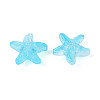 Frosted Glass Beads FGLA-T005-01C-2