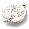 Anti-Tarnish 304 Stainless Steel Pendants STAS-I310-04P-2