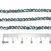 Transparent Electroplate Glass Beads Strands EGLA-A039-T3mm-UA12-4