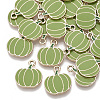 Autumn Theme Alloy Enamel Pendants LS-FIND-N048-025B-1