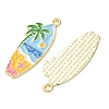 Ocean Alloy Enamel Pendants LS-ENAM-B041-01T-3