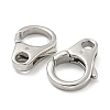 304 Stainless Steel Lobster Claw Clasps STAS-O002-02P-2