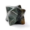 Natural Mixed Stone Sculpture Healing Crystal Merkaba Star Ornament G-C234-02-4