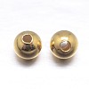 Round 925 Sterling Silver Spacer Beads STER-M103-04-4mm-G-1