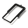 Alloy Open Back Bezel Pendants PALLOY-I223-07EB-2