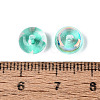 Baking Paint Electroplate Transparent Glass Beads EGLA-Q141-01B-A09-3