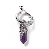 Natural Amethyst Pointed Pendants G-I0322-03P-08-2