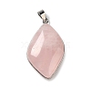 Natural Rose Quartz Pendants G-R486-03P-A-2