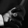 Cross 316L Surgical Stainless Steel Signet Rings for Men RJEW-BB01126-10-4